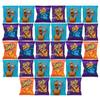 Arpandepot Rolled Tortilla Chips Hero Variety Pack (18 Count, 1 oz Each) & Kellogg.s Cinnamon Graham Cracker Snacks (10 Count) Bundle, 28 Count Sweet & Spicy Snack Multipack for Lunch Boxes, Office Snacks, Travel, Parties, Grab-and-Go view 1