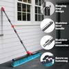 24" Push Broom Outdoor, Heavy Duty Garden Brush Broom with 58" Long Handle view 3