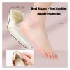 1Pcs High Heels Insoles for Women Shoes Stickers Back Heel Liner for Big Size Reducer Inserts Foot Pain Relief Cushion Pad(Smooth Beige) view 3