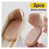 2pcs Shoe Heel Insoles Foot Pad Sports Shoes Adjustable Antiwear Feet Inserts Protector Sticker(Black) view 4