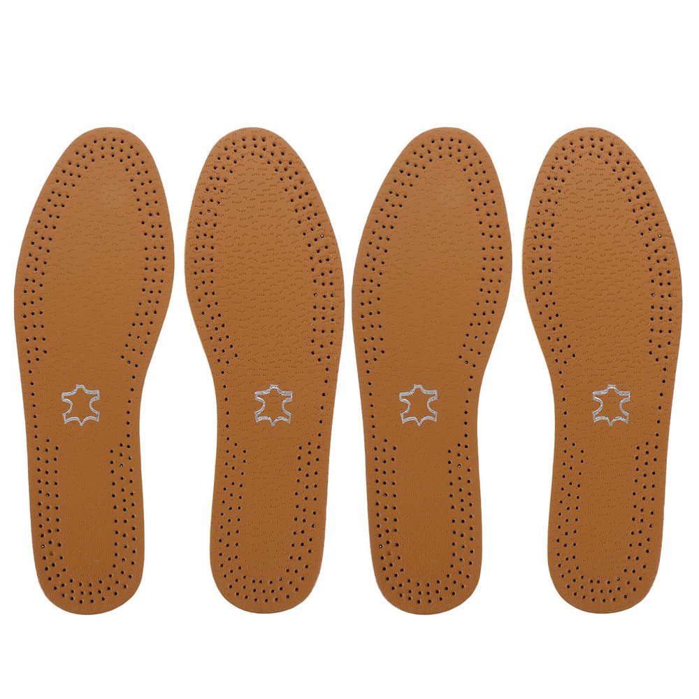 HANABASS Shock-Absorbing Insoles for Leather Shoes, Breathable Sweat-Absorbing Cushion Pads, 2 Pairs (Size 39/40) for Men Womens Daily Sports Sneakers and Work Shoes