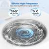Cordless Retainer Cleaner Machine, 50kHz Ultrasonic Cleaning Pod for Aligners, Night Guards and Mouth Guards, Rechargeable Portable Cleaner with 6 Cleaning Tablets view 3