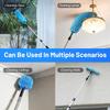 30ft High Reach Duster Kits, Heavy Duty High Reach Duster Kit for Cleaning, Spider Web Brush, Washable Dust Brush for High Roof and Glass Surfaces (with 5-12ft Extension Pole) view 4
