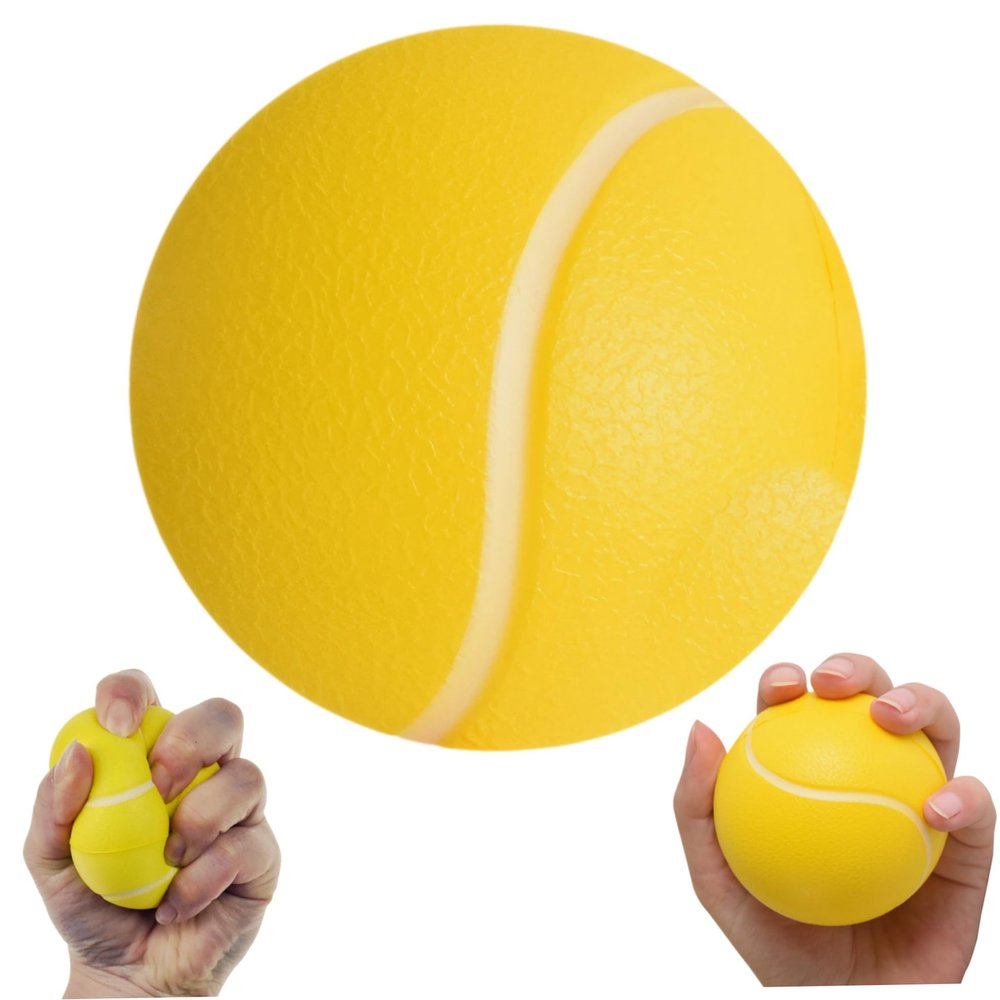 Grip Ball for Hand Strength 2.8 Inch Good Resilience Soft PU Squeeze Balls for Hand Exercisers Stress Balls for Adults the Elderly Grip Strengthen, Utilisation IntRieure