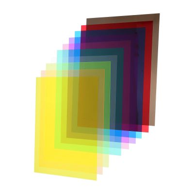 Uonlytech Iridescent A4 Cellophane Sheets 10-, Pvc Wrap for DIY Crafts, Wrapping, Treat Bags, and Party Decorations
