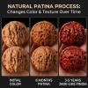 1 Pair Boutique Natural Wenwan Walnut Handball Health Grip Ball Palm Massage Chinese Walnuts for Stress Relief & Anxiety (Natural Wood Color,39 * 40mm) view 4
