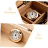 Adorainbow Mechanical Cigar Hygrometer Gauge Small Round Analog Humidity Meter for Humidor High-Precision Metal Mini Humidity Gauge for Cigar Boxes view 3