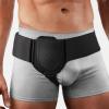 2PCS Hernia Belts for Men & Women, Inguinal Hernia Belt for Men Fits Left or Right Hernia, Hernia Support for Men With Adjustable Waist Strap & Compression Pressure Pad for Pre & Post-Surgery | Black view 1