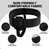 2PCS Hernia Belts for Men & Women, Inguinal Hernia Belt for Men Fits Left or Right Hernia, Hernia Support for Men With Adjustable Waist Strap & Compression Pressure Pad for Pre & Post-Surgery | Black view 4