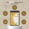 DFOLS Proso Millet Whole Grain Mild Neutral Flavor for Cooking 0.55lb 8.82oz (250g) Premium Quality view 4