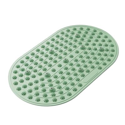 IRTGFHJE 45x75cm Foot Massage Pad Liquid Silicone Heat-Resistant Acupressure Mat Sweat-Proof Anti-Slip(Green)