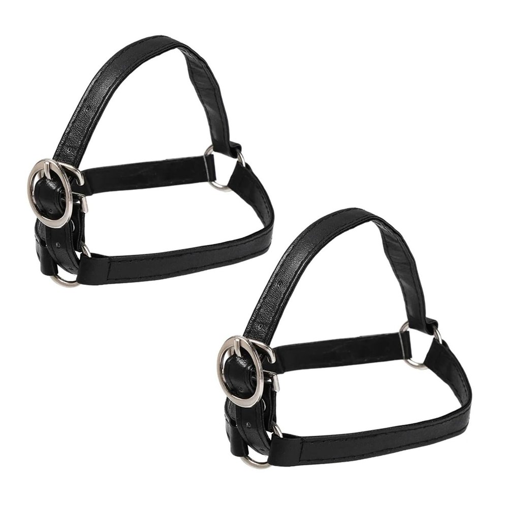 Shoe Straps for Heels Shoe Straps for Heels 10 Pair Adjustable Anti-Skid Ankle High Holding Band for Dropshipping(Matte Black)