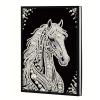 DIY Pearl Painting Notebook Creative Design Writing Journal A5 Portable Diary Stress Relieving Stationery Set Keepsake Case-Horse view 1
