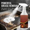 Powerful Grease Remover For Griddles, 300ml Fast-Acting Heavy-Duty Grill Degreaser Spray, Heavy-Duty Grill & Grate Degreaser Spray For Cleaning Kitchen Grills And Ovens (1pc) view 3