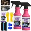 WOPZXXR 120ML/4 oz Fast-Acting Heavy-Duty Grill Degreaser Spray, BBQ Grill Cleaner Spray, Professional Grease Remover for Grill Grates, Ovens, Flat Tops & Vent Hoods, Fast Acting (2Pcs) view 1