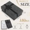 Quelay 180 Pcs Black Jewelry Gift Boxes Small Gift Boxes for Jewelry Colorful Necklace Earring Rings Bracelet Cardboard Cardboard Cases for Wedding Birthday Party, 3.15 x 1.97 x 1.18 Inch view 2