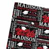 InterestPrint Custom Graduation Wrapping Paper with Name for Class of 2026, Personalized Graduation Gift Wrapping Paper for Her Him view 3
