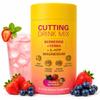 QYGCHUSIN Cutting Drink Mix, Gut Health & Energy Support with Berberine,5-HTP, Yerba Mate & Magnesium, Strawberry Acai Flavor, Vegan, Non-GMO,15 Servings view 1