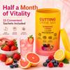 QYGCHUSIN Cutting Drink Mix, Gut Health & Energy Support with Berberine,5-HTP, Yerba Mate & Magnesium, Strawberry Acai Flavor, Vegan, Non-GMO,15 Servings view 3