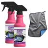 Fast-Acting Heavy-Duty Grill Degreaser Spray, BBQ Grill Cleaner for Burnt Food & Grease (2pcs) view 1