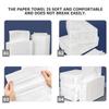 FUOYLOO Paper Towels 120 Sheets 5pcs Water Absorbent Hand Towel Napkins for Bathroom Kitchen Commercial Use view 3