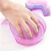 Nail Soaking Bowl, Curved Handle Spa Bath Manicure Tool for Acrylic & Gel Nail Removal for Nail Salon & Home Use (rose red) view 2