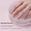Nail Soaking Bowl, Curved Handle Spa Bath Manicure Tool for Acrylic & Gel Nail Removal for Nail Salon & Home Use (rose red) view 4