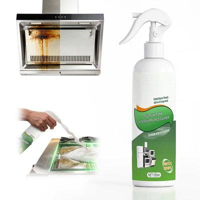 Mustowl Heavy-Duty Kitchen Oil Remover Spray, Multi-Purpose Degreaser for Cooktop, Oven, Stove & Range Hood, Foam Cleaner for Grease (1pcs)