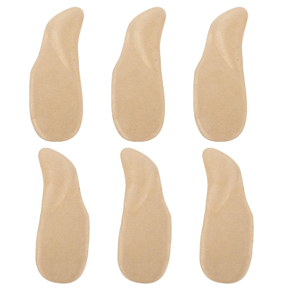 STOBAZA 3 Pairs Gel Heel Pads and Half-Covered Foot Arch Insoles for Womens Dress Shoes High Heel Cushion Inserts with Arch Support for Flat Foot Comfort