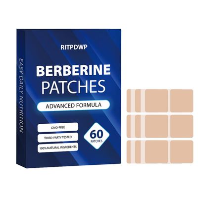 60 Count Berberine Patches for Adults, Natural Ingredients for Women & Men