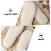 JOYOFREELY Mens Winter Warm Sheepskin Shoe Insoles, Fluffy Fleece Boot Inserts for Cold Weather, Size 43 Warm Insoles for Snow Boots and Work Shoes view 3