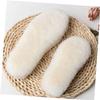 JOYOFREELY Mens Winter Warm Sheepskin Shoe Insoles, Fluffy Fleece Boot Inserts for Cold Weather, Size 43 Warm Insoles for Snow Boots and Work Shoes view 4