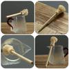 MERRYHAPY Loofah Tea Cup Cleaning Brush Small Kung Fu Teapot Scrubber Kitchen Cleaning Tool for Tea Ware and Pot Washing view 3