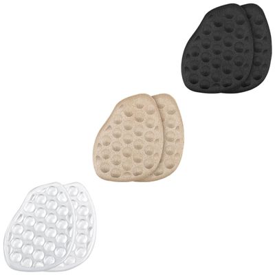 SHINYPASING Reusable Gel Metatarsal Pads 3 Pairs Half Foot Cushions Non-Slip Forefoot Inserts for High Heels Women Comfortable Anti-Friction Shoe Insoles