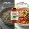 Antonio Carlo Gourmet Sauce Tomato Basil 24 oz Best Italian Pasta Sauce for Pasta Dishes Antonio Carlo Sauce Gourmet Pasta Sauce 1 Pack Pasta Sauce with bag clips view 2