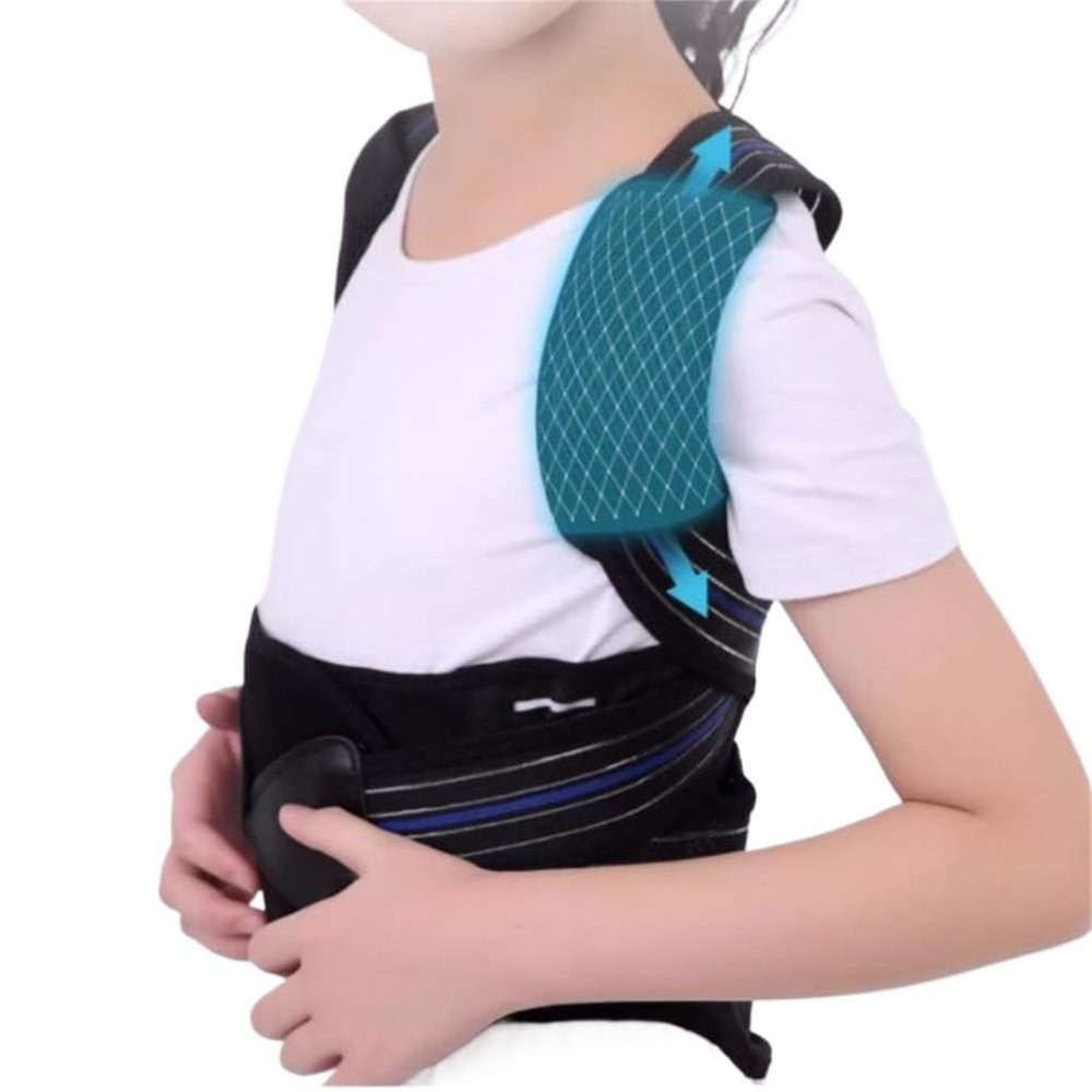 WERFOGH High And Low Shoulder Scoliosis Orthotic Adolescent Thoracolumbar Hunchback Correction Belt(Small)