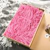 DOITOOL Shredded Paper Box Filler 500g Pink Raffia Grass Crinkle Cut Packing Basket Filler Decorative Packing Box Filling for Wrapping and Party Supplies view 4