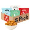 Flock Keto Chicken Skin Chips Sampler Bundle 4 Flavors, Low Carb, High Protein, Gluten-Free Chicken Crisps, Keto Snack, Low Carb Chips, Protein Crackers, Diet Snacks, 8-Pack (1oz) view 1