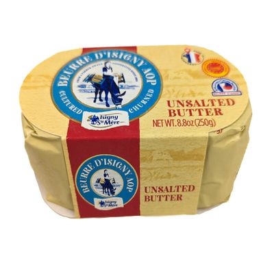 Beurre d'Isigny Unsalted Butter 8.8oz