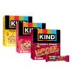 KIND Healthy Snack Bars, Mango Pineapple, Strawberry Sunflower Seed, Cranberry Almond, Gluten Free, High Fiber Snacks, 18ct view 1