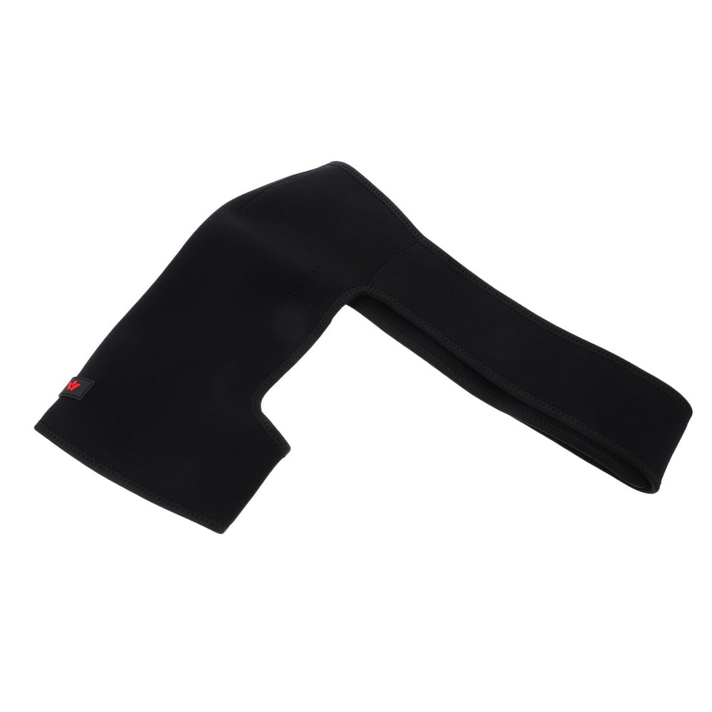 TEHAUX Adjustable Black Sports Shoulder Support Brace Xl Breathable Shoulder Strap for Athletic Use for Fitness and Injury