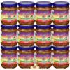 Sadie Salsa Hot Roasted Green Chile 16 oz Salsa Verde Style Condiment, Bold Green Pepper Flavor, Spicy Blend, Pantry Staple 12 pack with Bag Clip view 1