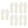 Mikinona Wool Felt Winter Insoles 5 Pairs Cold-Proof Breathable Warm Shoe Inserts Unisex Adult Cuttable Sweat-Absorbent Odor-Resistant Footwear Pads for Boots and Shoes view 1