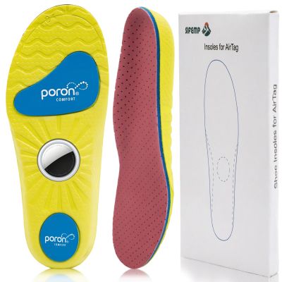 Sifemp Shoe Insole for Airtag, Shoe Insert for Kids and Adults, Comfortable Footwear Mount (Pink (Upgraded), Foot:4.7-5.3IN/Insole:5.3-5.9IN/5C-7C)
