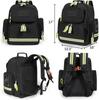 Gatycallaty First Aid Backpack Emergency Medical Backpacks Empty Waterproof Survival Bags Trauma Bag for Nurses Home Car (Black, Pack of 2) view 2