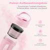 SURFOU Protein Shaker Electric 650 ml, Automatic Protein Shaker Made of Tritan, BPA-Free, Rechargeable, with Removable Base, Easy to Clean, for Protein Shakes, Matcha & Gym, Pink view 4
