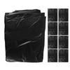 NineLife Basics 25pcs Black Trash Bags 90x110cm Thick 2.5 Mil Flat Garbage Bags for Bathroom Office Bedroom Wastebaskets Household Use view 1