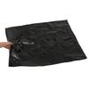 NineLife Basics 25pcs Black Trash Bags 90x110cm Thick 2.5 Mil Flat Garbage Bags for Bathroom Office Bedroom Wastebaskets Household Use view 3