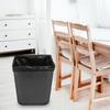 NineLife Basics 25pcs Black Trash Bags 90x110cm Thick 2.5 Mil Flat Garbage Bags for Bathroom Office Bedroom Wastebaskets Household Use view 4