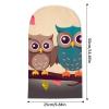 LZQPOEAS Funny Mesh Full Face Cover Mask - Cute Owls Balaclava Face Masks Breathable Costume Head Cloth, Stretchy See Through Mask Cosplay Hood for Party, Cosplay & Pranks view 2